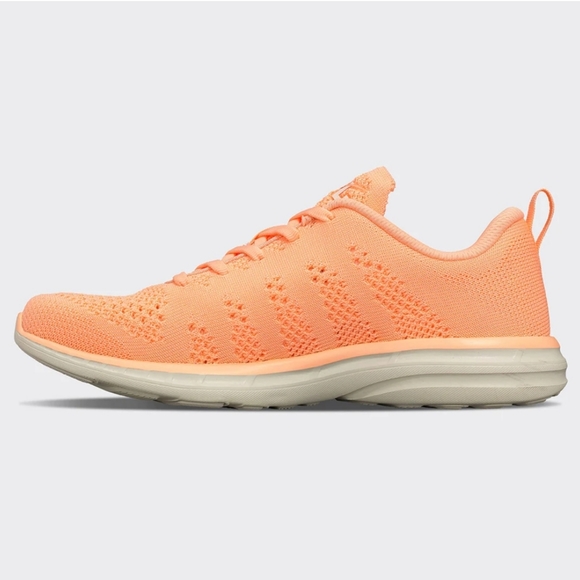 Free People APL × TechLoom Pro Sneaker in Neon Peach/Pristine - Picture 4 of 14